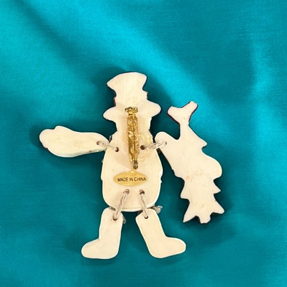 Frosty the Snowman Brooch - Picture 3 of 7